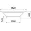 Add-on tee for cable ladder 110x1000 Steel Hot-dip galvanised zinc thumbnail 2