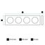 PLATE 4 GANG SATIN NICKEL thumbnail 4