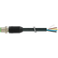 M12 male 0° A-cod. with cable PVC 12x0.14 bk 12.0m thumbnail 2