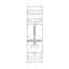 1ZF2 Meter panel, 900 mm x 250 mm (HxW), Number of Rows: 0, Panel Width: 1 thumbnail 1
