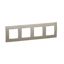 PLAQUE 4 POSTE TAUPE thumbnail 1