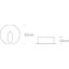 BLACK RECESSED IP54 3W WW 100-240V thumbnail 4