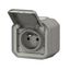 Socket Outlet Plexo French Standard Grey Surface thumbnail 5
