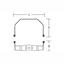 Installation element L 409 B 127 H 229 colour: black thumbnail 3