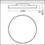 ONDA2 A D1150 LED14000-940Z LDE WH - Circular luminaire thumbnail 3