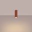 SPOT WITH A RED GROOVED LAMPSHADE FROM THE KARBON SERIES ON GU10 thumbnail 8
