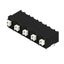 Printed circuit board terminals, 7.62 mm, Number of poles: 5, 90°, Solder pin length (l): 3.5 mm, black, PUSH IN with actuator, Clamping range, max. : 1.5 mm², Tube thumbnail 4