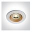 WHITE GU10 10W BRASS REFLECTOR DARK LIGHT thumbnail 1