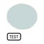 M22-XDL-W-GB9 Button lens, flat white, TEST thumbnail 5