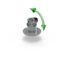 Mounting, swivelling D 30 H 32 colour: inox thumbnail 2
