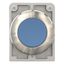 M30I-FDR-B Pushbutton, RMQ-Titan, flat, maintained, Blue, blank, Front ring stainless steel thumbnail 4