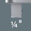 7773 A insteekgereedschap met vierkant, 9x12 mm, 1/4&quot; x 44 mm thumbnail 3