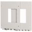 XMIX16W1002C Front cover, 2x IZMX16, withdrawable unit, W=1000mm thumbnail 1
