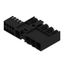 PCB plug-in connector, male header, closed side, Middle flange, THT solder connection, 7.62 mm, Number of poles: 4, 270°, Solder pin length (l): 3.5 mm, tinned, black, Box thumbnail 4