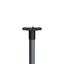Pole mounting L 346 B 136 H 204 d 108 colour: anthracite thumbnail 2