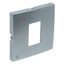 COV PLAT F/SINGLE RJ45 COMP SOCKETS ALUMINIUM thumbnail 1