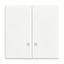 1785 K-884-500 Mechanical Controls None for Switch/push button, Two-part rocker studio white matt - 63x63 thumbnail 2
