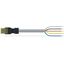 pre-assembled connecting cable Eca Socket/open-ended light green thumbnail 1