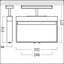 CROSSIGN 160 P TEC-GP E1D ERI WH - Escape sign luminaire thumbnail 3