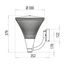Outdoor luminaire AA03GH IP44 60W E27 AC C GH thumbnail 2