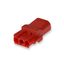 Coupler 3-p plug, str-rel, red thumbnail 1