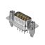 OMNIMATE Data - D-SUB connector, male header, Thread-bolt UNC 4-40, THT solder connection, Pitch in mm (P): 2.77 mm, Number of poles: 9, ≥ 50 µ" Ni / 100 µ" Sn , 500, PBT GF, black, Tray thumbnail 2