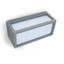 GREY E27 12W WALL LIGHT IP54 thumbnail 1