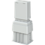 EH1 PEDESTAL NON VENTILATED CLICK LOCK Single package thumbnail 2