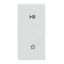 Central plate for room temperature controller Busch-balance® SI thumbnail 2