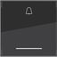 Swing 1-v, bell symbol, large text field, clear lens, A.x/C.x, black glass. thumbnail 1