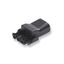 Coupler 3p socket str-rel, narrow, blk thumbnail 2