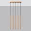 PASTELO HANGING LAMP 5L GOLD G9 5X8W IP20 thumbnail 8
