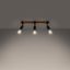 CEILING LAMP ZUCA 3 BLACK E27 3X15W IP20 thumbnail 7