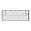 Meter box insert 1-row, 5 meter boards / 9 Modul heights thumbnail 2