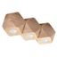 CEILING LAMP WOODY 3 NATURAL WOOD GU10 3X40W IP20 thumbnail 1