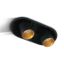 BLACK COB 2x6,5W WW 700mA 36deg ADJUSTABLE DARK LIGHT thumbnail 1