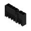 PCB plug-in connector, male header, closed side, Middle flange, THT solder connection, 7.62 mm, Number of poles: 6, 180°, Solder pin length (l): 3.5 mm, tinned, black, Box thumbnail 3