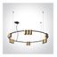 BRUSHED BRASS PENDANT GU10 15x7W IP20 100-240V thumbnail 1