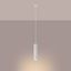 HANGING LAMP WITH ADJUSTMENT, CYLINDRICAL CARBON SHADE FOR A MODERN LIVING ROOM thumbnail 7