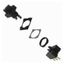 Selector switch, non-illuminated,lever type, rectangular, 2 notches, s thumbnail 4
