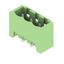 PCB plug-in connector, male header, closed side, THT solder connection, 5.08 mm, Number of poles: 3, 180°, Solder pin length (l): 3.2 mm, tinned, Pale green, Box thumbnail 4