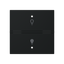 N2221.1 NT LIGHT SYMBOL COVER 2M, BLACK thumbnail 1