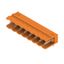 PCB plug-in connector, male header, open side, THT solder connection, 5.00 mm, Number of poles: 8, 90°, Solder pin length (l): 3.2 mm, tinned, orange, Box thumbnail 3