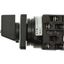 T0-2-1/E On-Off switch, T0, 20 A, flush mounting, 2 contact unit(s), 3 pole, with black thumb grip and front plate thumbnail 2