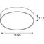 MEDO PRO 90 ceiling light, round, white, 4xT5 24W, 2XT5 39W thumbnail 2