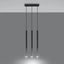 HANGING LAMP MOSAIC 3L BLACK/CHROME G9 3X40W IP20 thumbnail 4