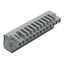 1-conductor female connector, angled CAGE CLAMP® 2.5 mm² gray thumbnail 1