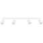 CEILING STRIP WITH FOUR WHITE SPOTLIGHTS FROM THE CARBON SERIES FOR A MODERN LIVING ROOM thumbnail 7