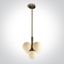 BRUSHED BRASS PENDANT 5x9W G9 100-240v thumbnail 1