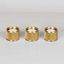TEALIGHT CANDLE HOLDER / CROSS / BRASS / SET OF 3 thumbnail 1
